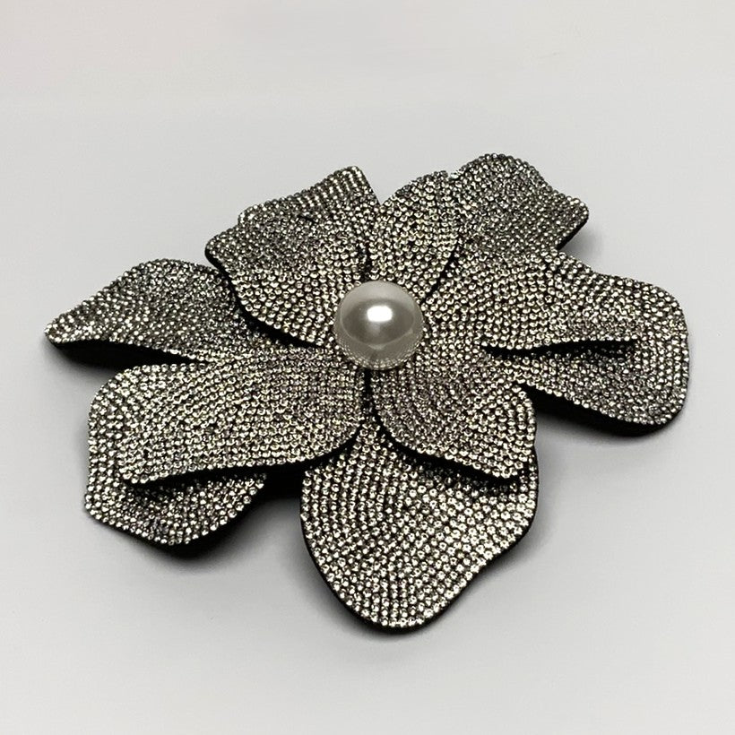 Rhinestone Statement Flower Pin