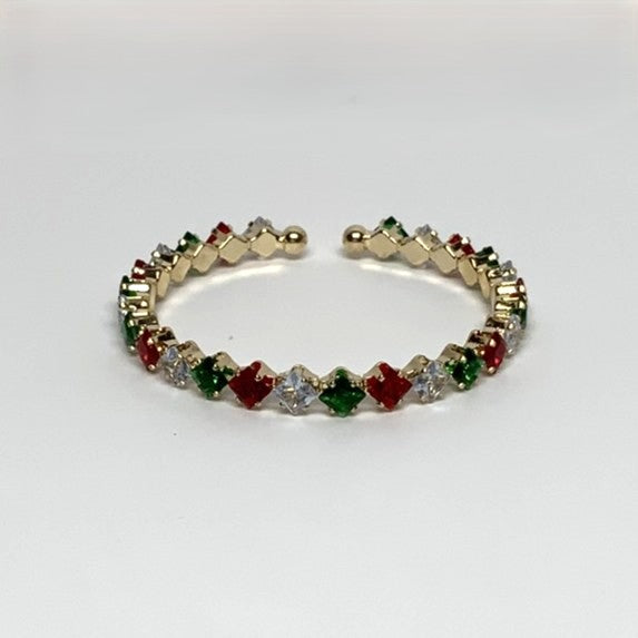 Rhombus Cubic Zirconia Bracelet