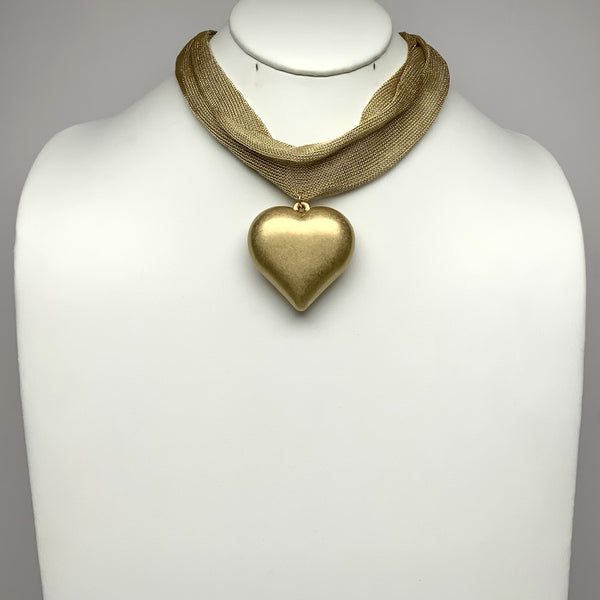 Heart Mesh Necklace