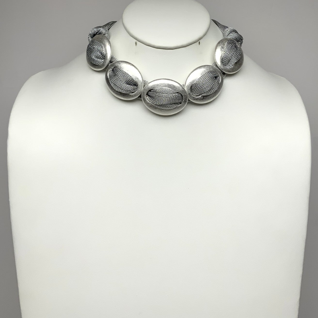 Oval Mesh Necklace