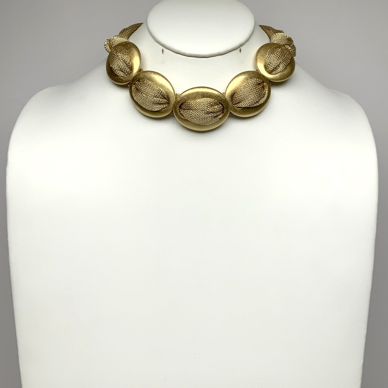 Oval Mesh Necklace