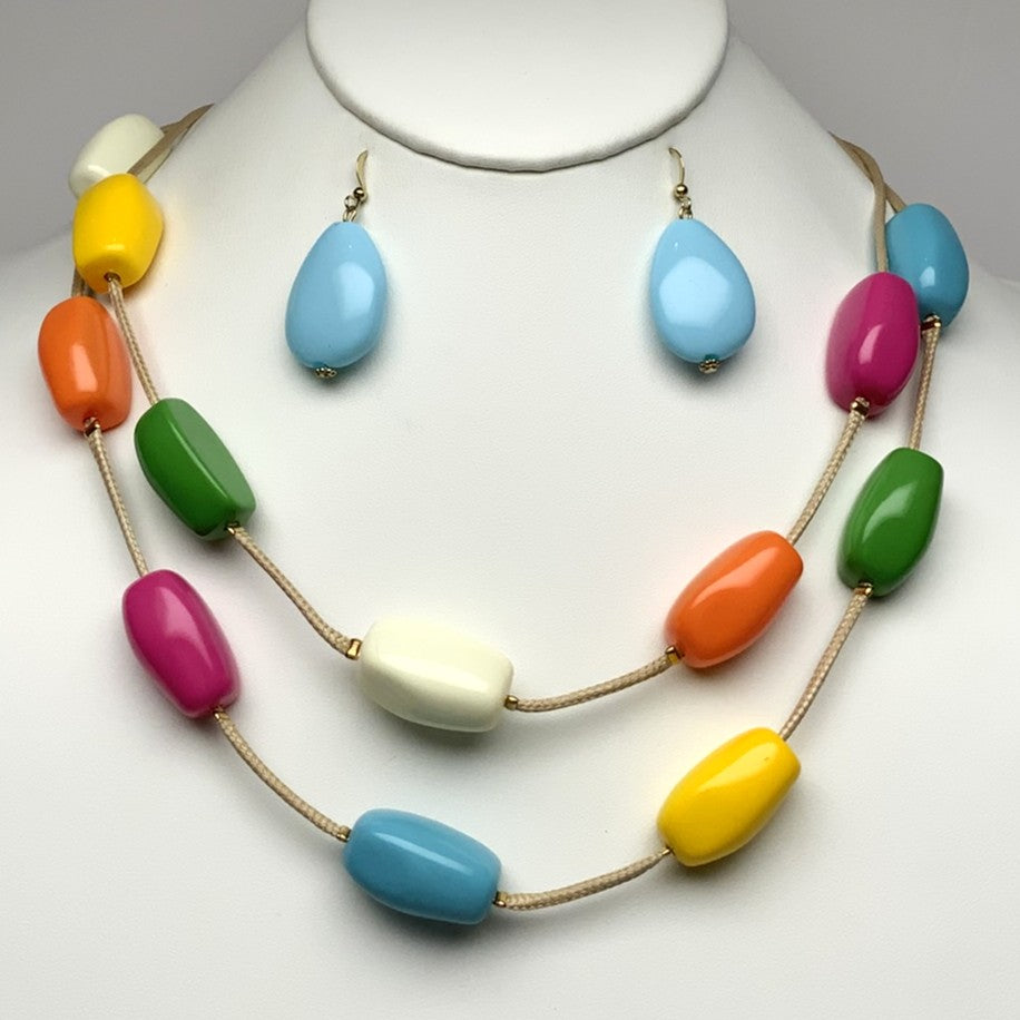 Multicolor Chunky Necklace