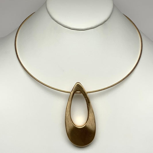 Droplet Gold Necklace