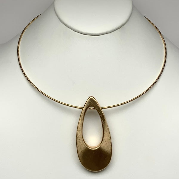 Droplet Gold Necklace