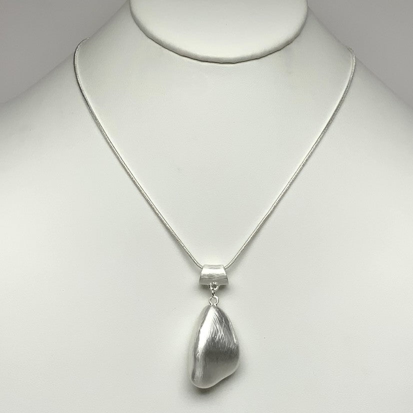 Silver Drop Necklace