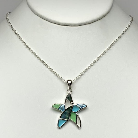 Glass Abalone Necklace
