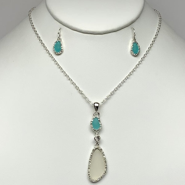 Bling Sea Glass Necklace