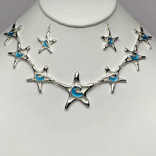 Starry Silver Necklace