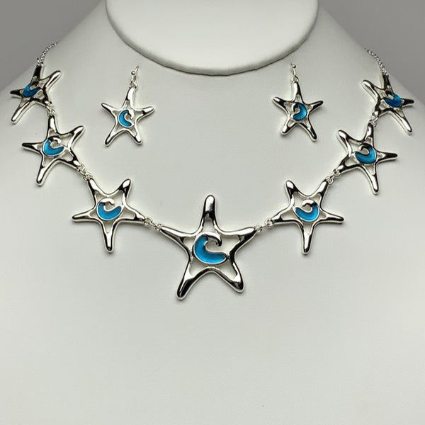 Starry Silver Necklace