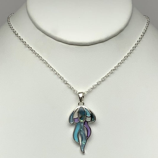 Glass Jellyfish Necklaces