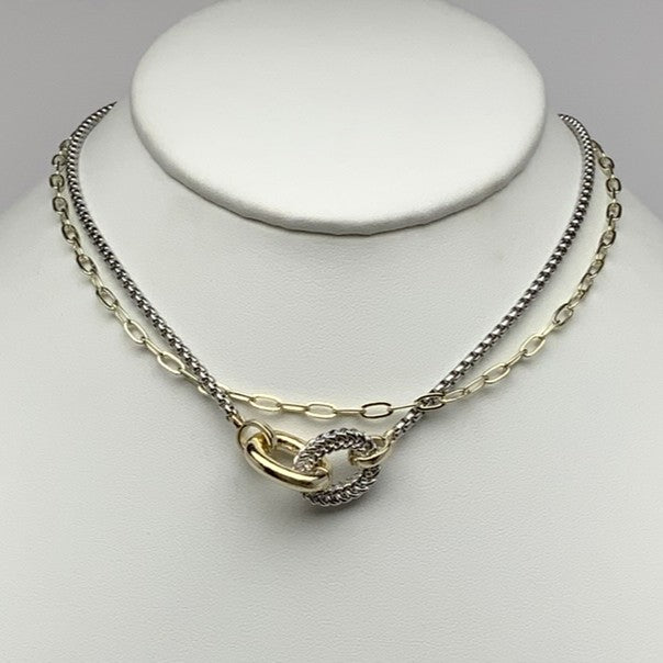 Bling Intertwined Necklace