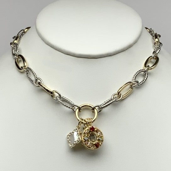 Bling Letter Chained Necklace