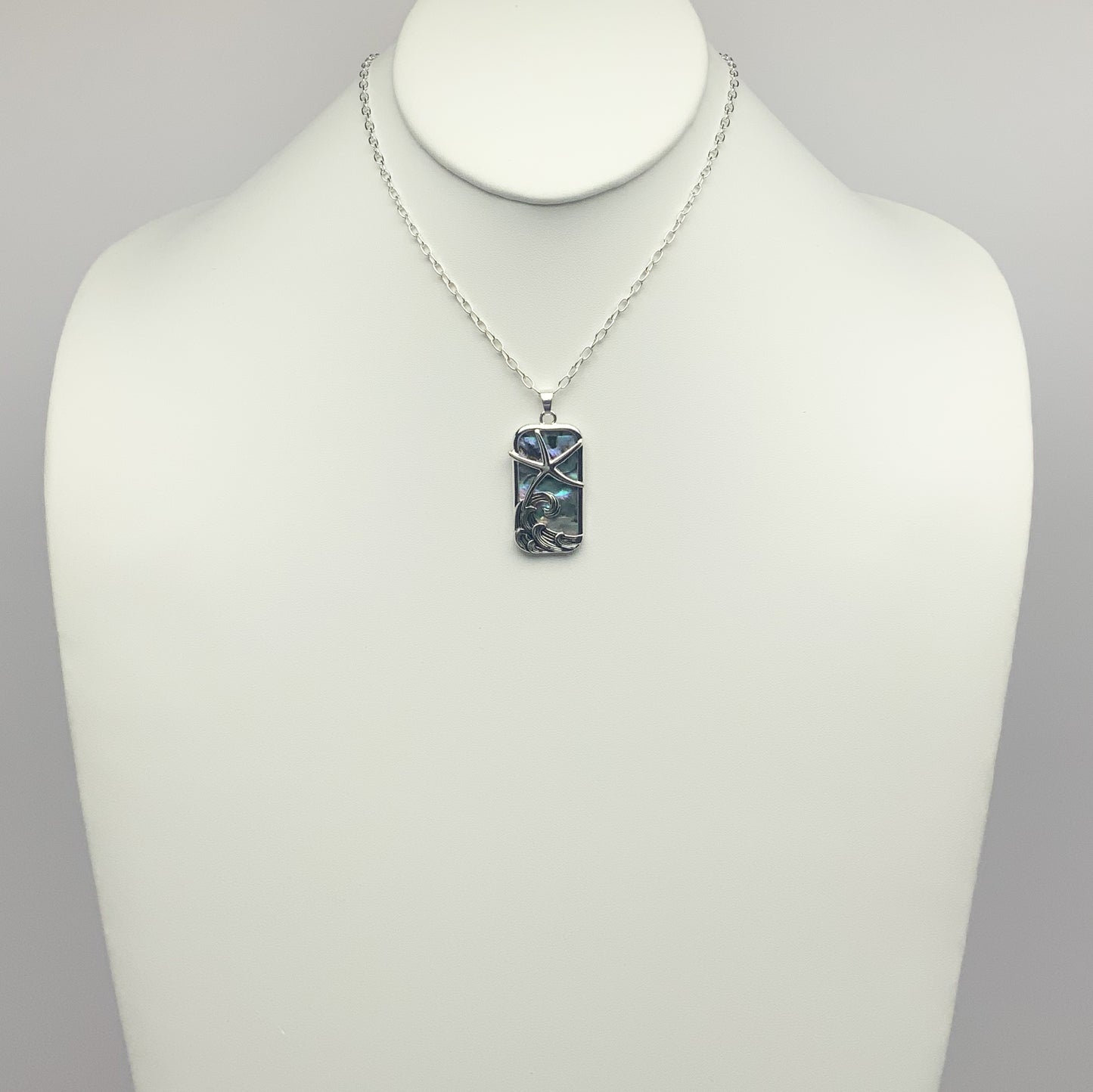Starfish and Waves Necklace