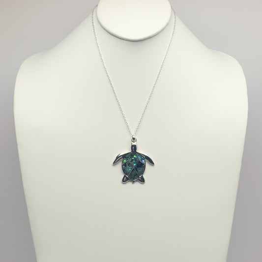 Big Turtle Drop Necklace