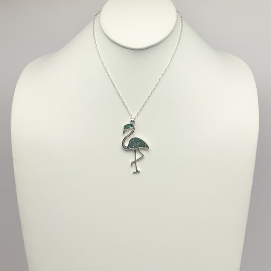 Flamingo Drop Necklace