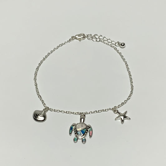 Nautical Turtle Anklet
