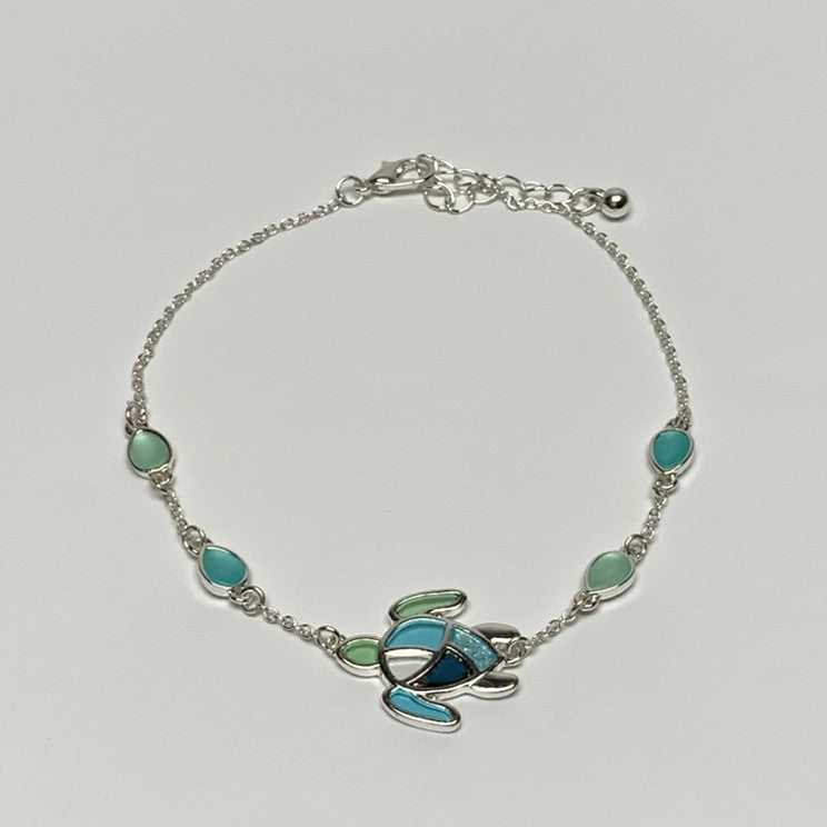 Glass Turtle Anklet