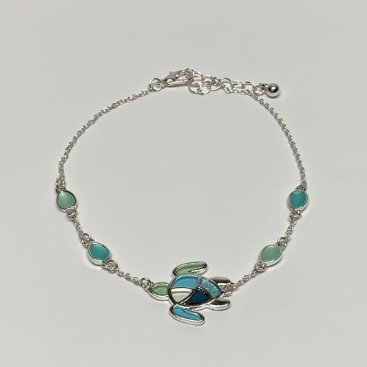 Glass Turtle Anklet