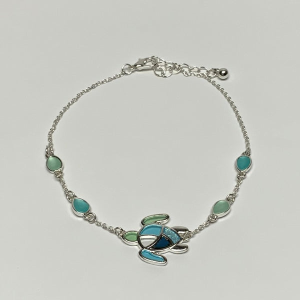 Glass Turtle Anklet
