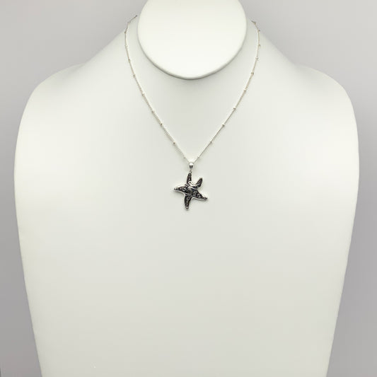 Starfish Drop Necklace