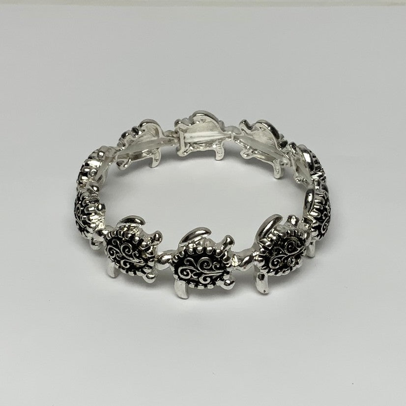 Turtle Silver Bracelet