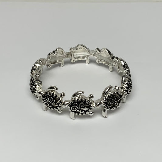 Turtle Silver Bracelet
