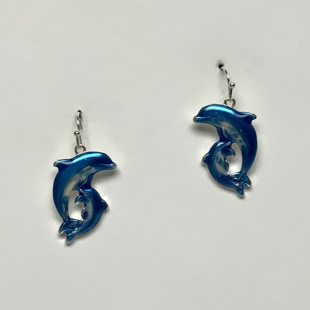 Dolphin Pair Earrings
