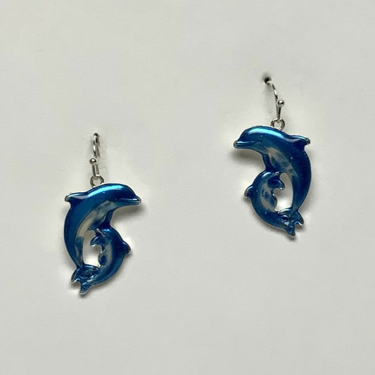 Dolphin Pair Earrings