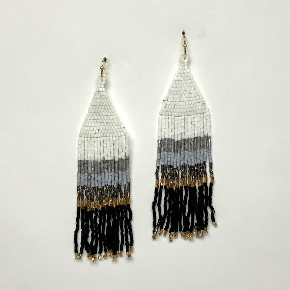 Triangle Tassel Earrings