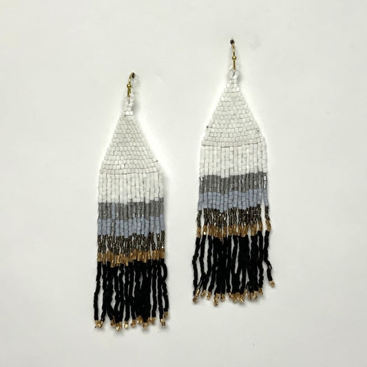 Triangle Tassel Earrings