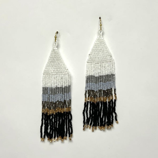 Triangle Tassel Earrings