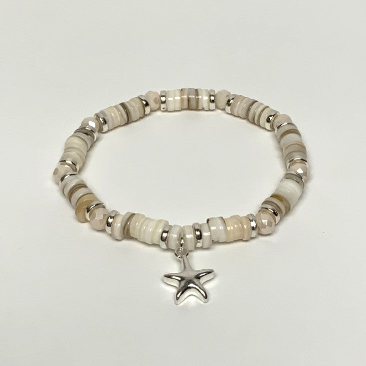 Flat Beaded Starfish Bracelet