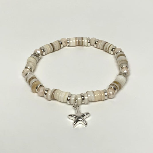 Flat Beaded Starfish Bracelet