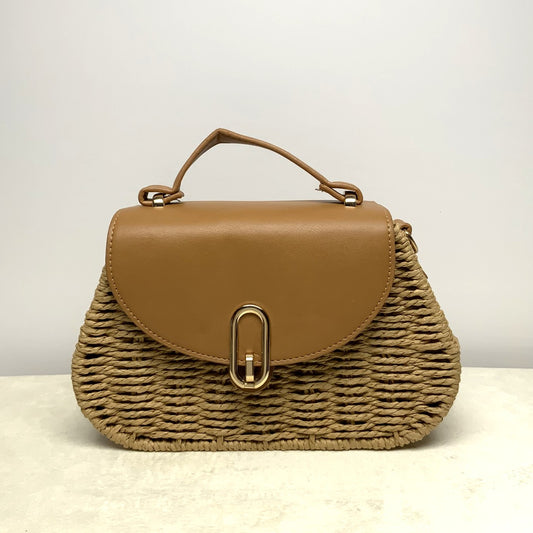 Straw Woven Clasp Handbags