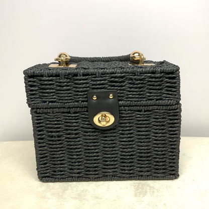 Straw Box Handbag