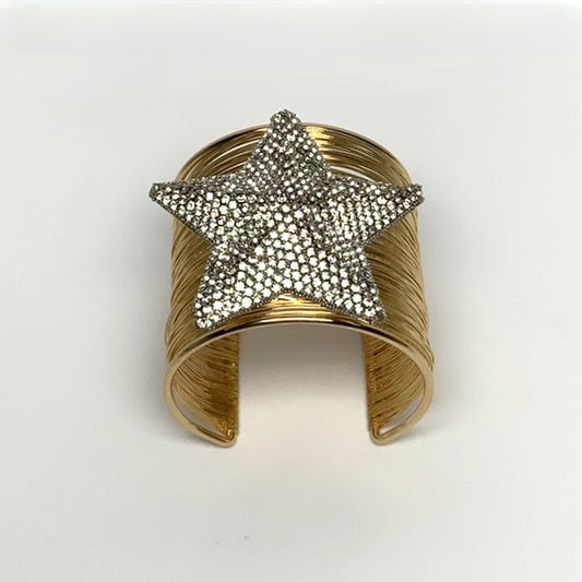 Crystal Star Cuff Bracelet