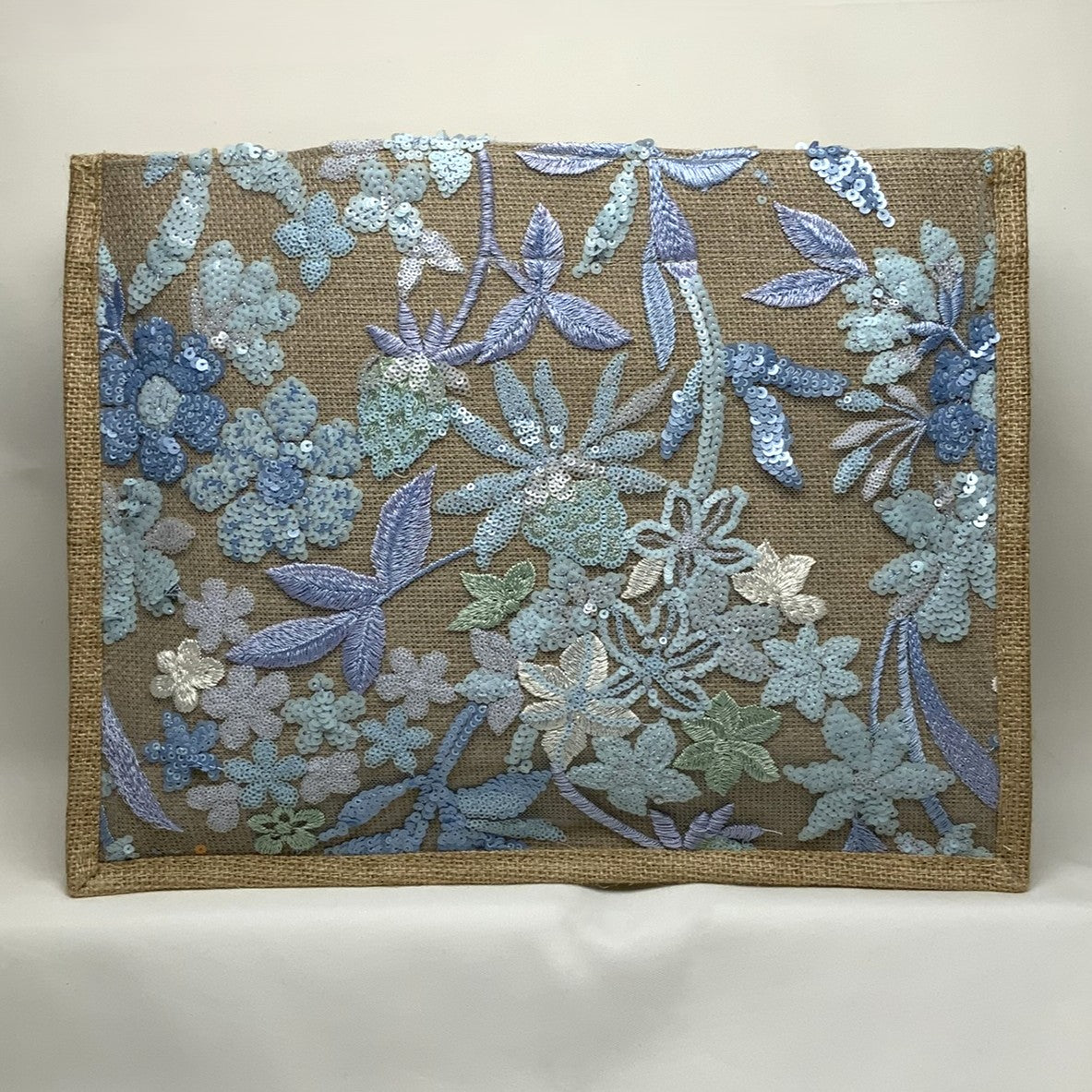 Flower Sequined Tote Bag