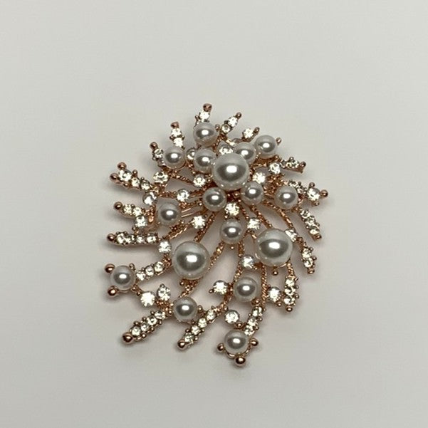 Pearl Crystal Pin