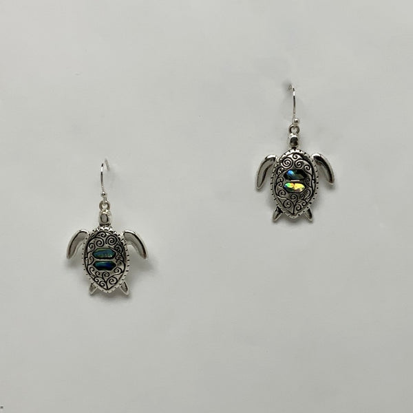 Turtle Shell Design Earrings