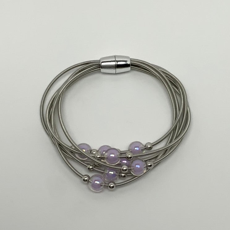 Clear Color Magnetic Bracelet