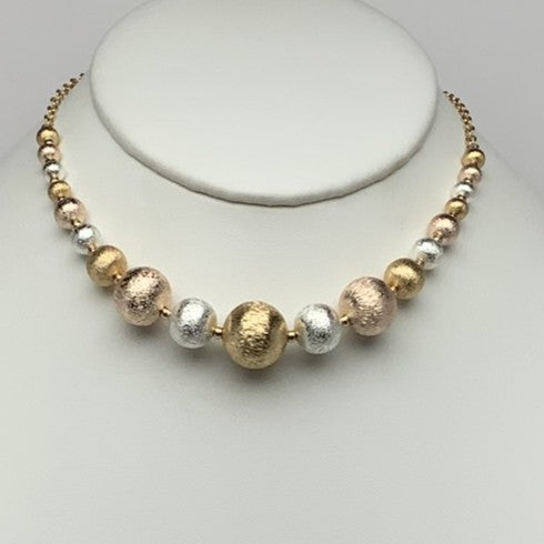 Brass Sphere Necklace