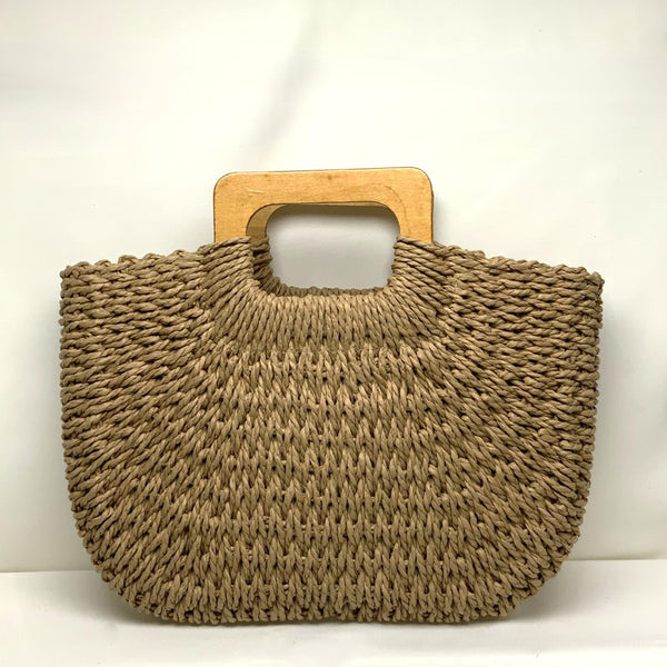 Twine Wooden Handle Handbags (AC-110)