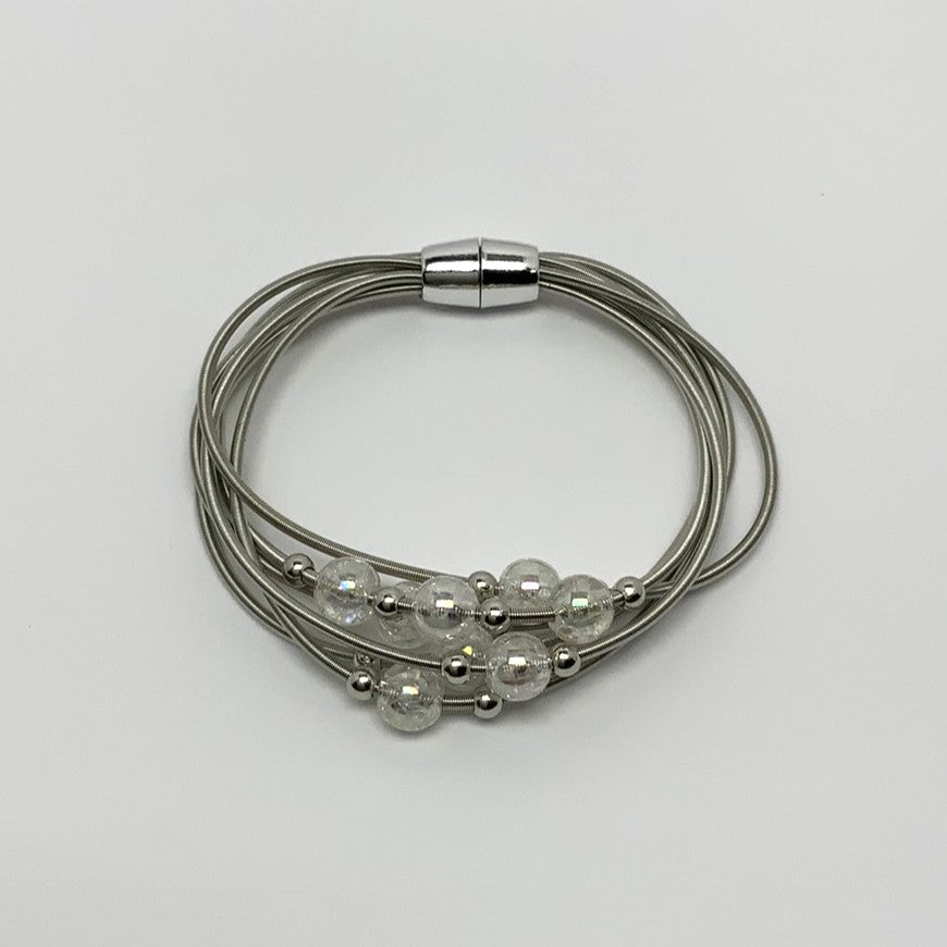 Clear Color Magnetic Bracelet