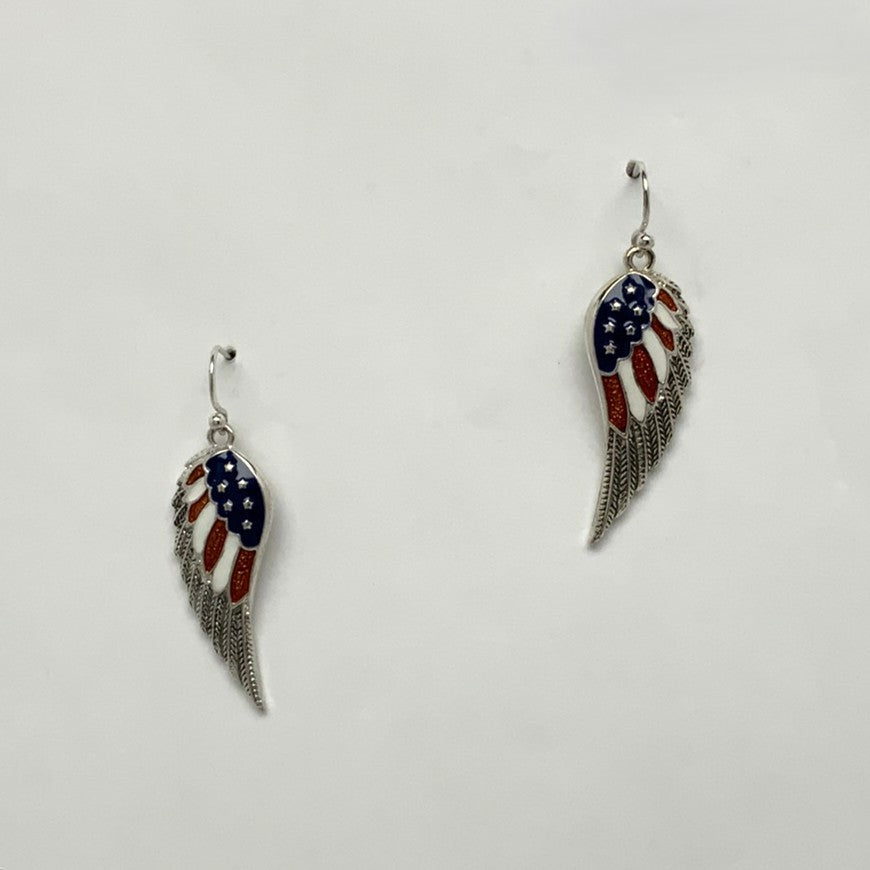 American Angel Wing Earrings