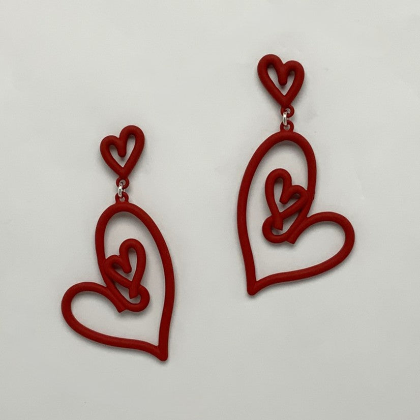 Heart Twist Earrings