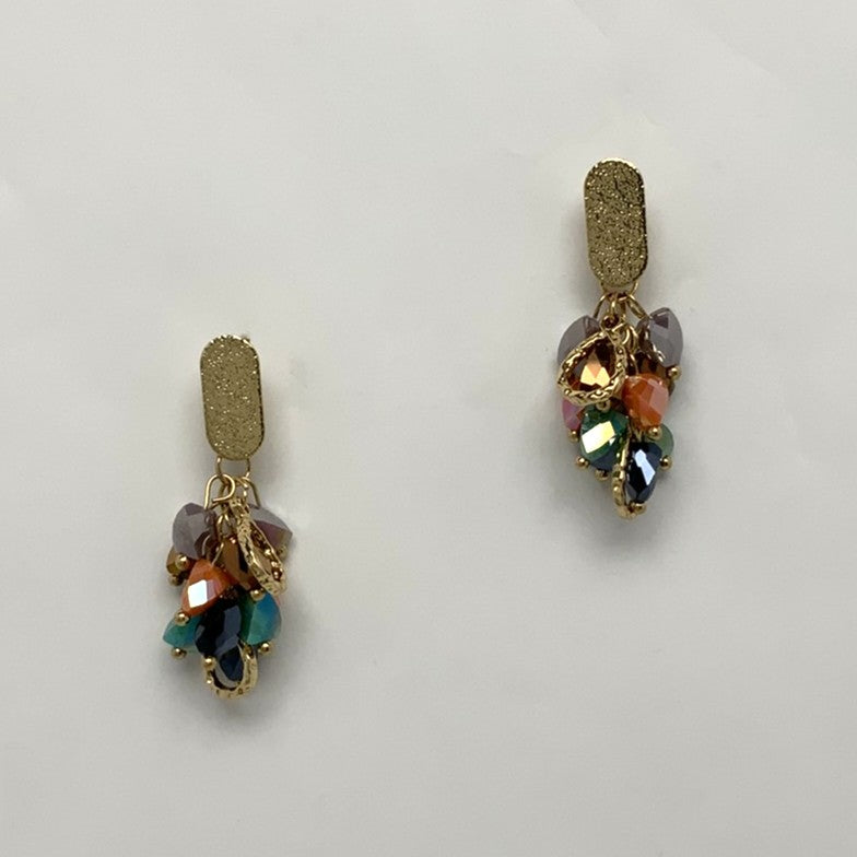 Crystal Charm Earrings