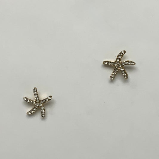 Crystal Starfish Earrings