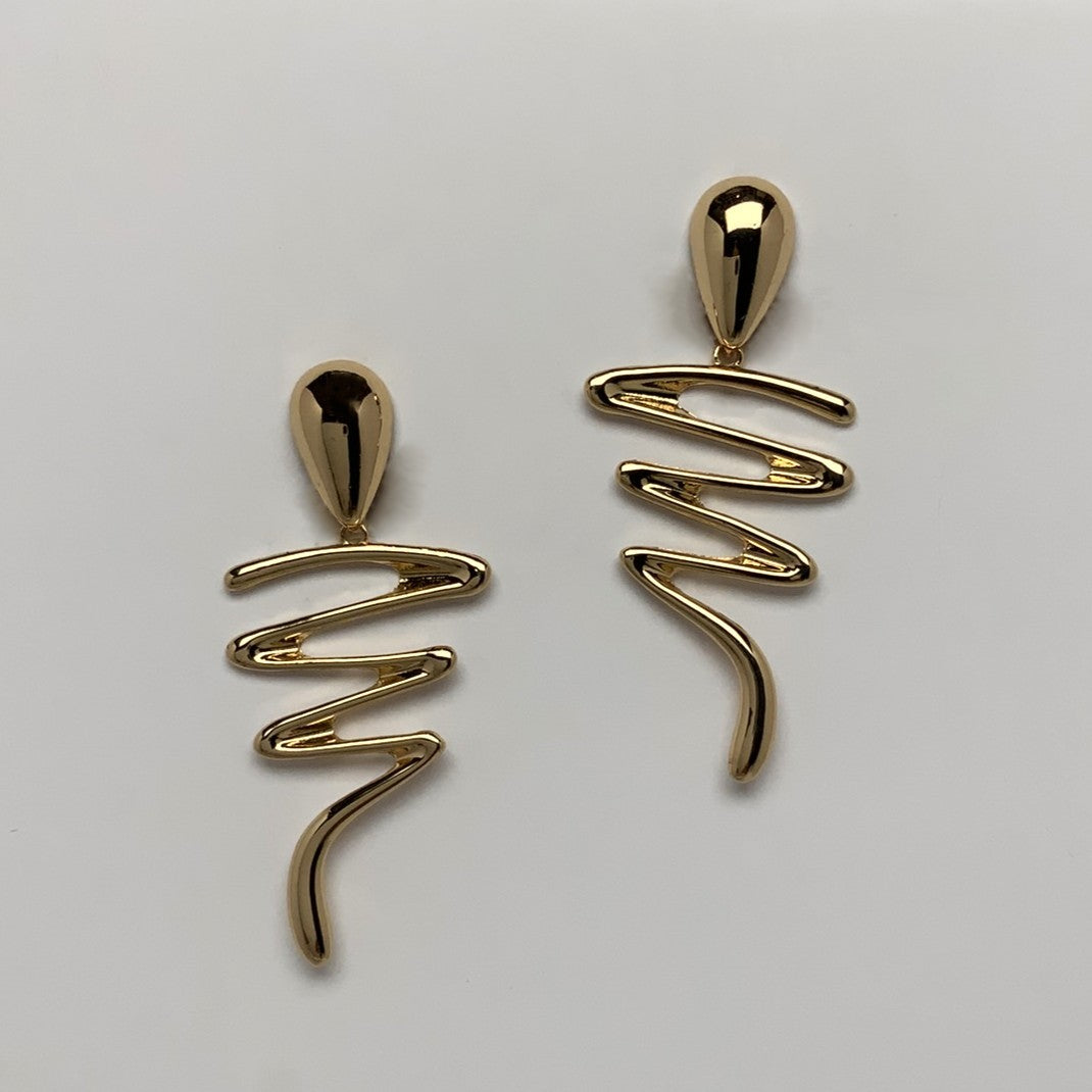 Drop designed earrings