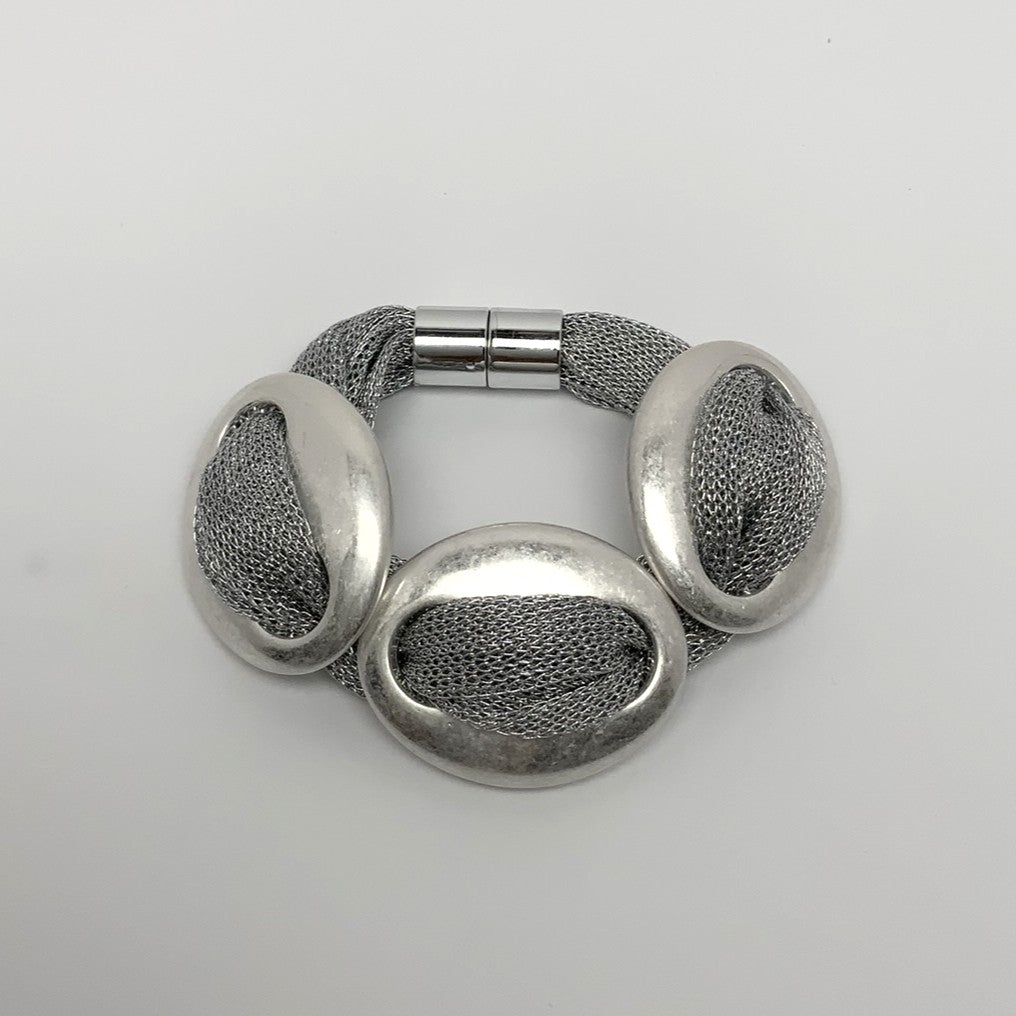 Magnetic Mesh Oval Bracelet