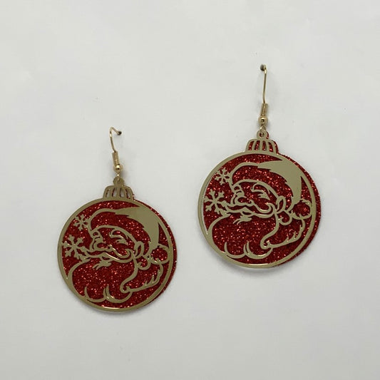 Santa Claus Ornament Earrings